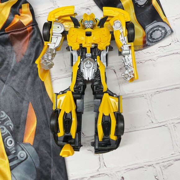 Authentic Transformers Kids S (Size 6) Bumblebee Costume Yellow Black Mask + Toy - Picture 7 of 9